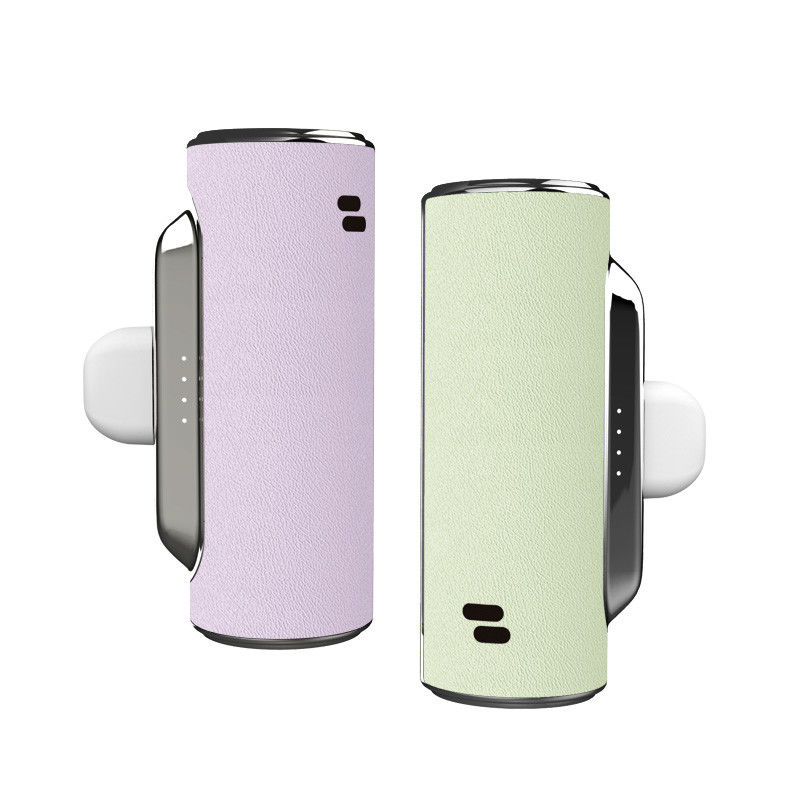 ABS Leather Power Bank Pocket Size с встроенным разъемом типа C